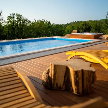 Villa Julijud, Heated Pool, Jacuzzi, Dome And Sauna Brajkovici (Pazin)